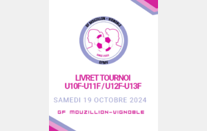 Tournoi U11F et U13F du GF Mouzillon Vignoble