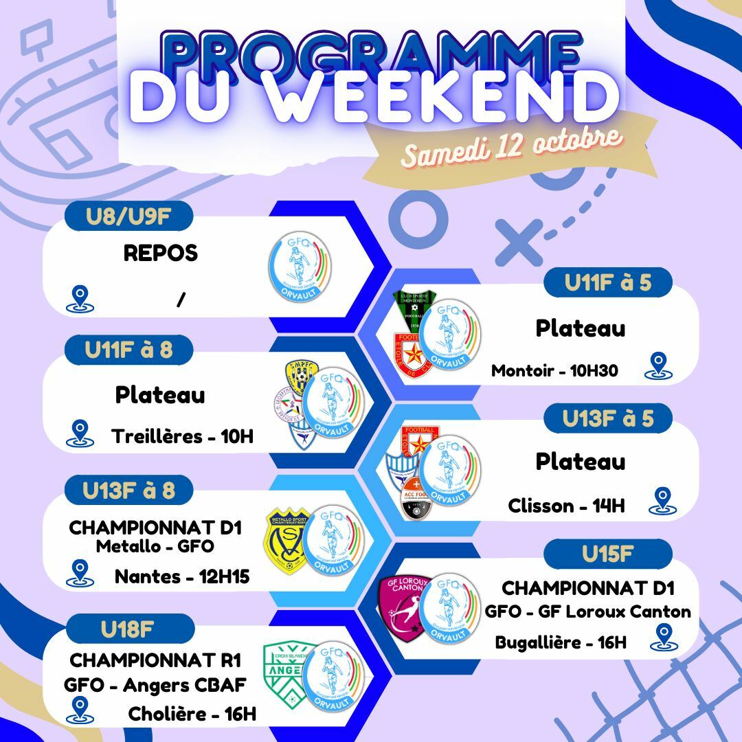 Programme du week-end